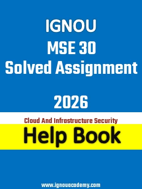 IGNOU MSE 30 Solved Assignment 2026